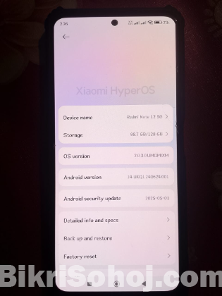 Redmi note 12 5G